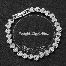 Diamond Quartz Watch and Bracelet Set