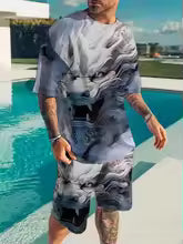 new 3D Leo Men's Sportswear